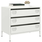 Klassiek dressoir van koudgewalst staal voor huis en kantoor - Wit / 1 - Dressoirs & buffetkasten