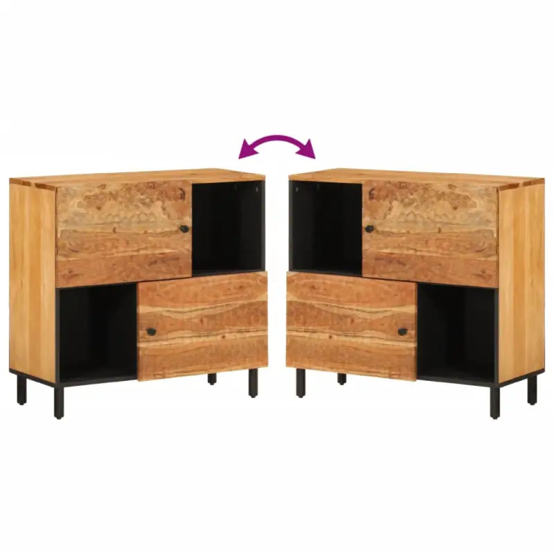 Klassiek Dressoir van Massief Acaciahout voor Tijdloze Elegantie - Dressoirs & buffetkasten