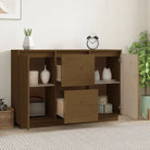 Klassiek dressoir van massief grenenhout met rustieke uitstraling - Dressoirs & buffetkasten