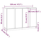 Klassiek dressoir van massief grenenhout met tijdloze uitstraling - Dressoirs & buffetkasten