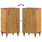 Klassiek dressoir van massief mangohout met houten poten - Dressoirs & buffetkasten