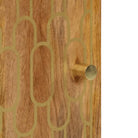 Klassiek dressoir van massief mangohout met houten poten - Dressoirs & buffetkasten