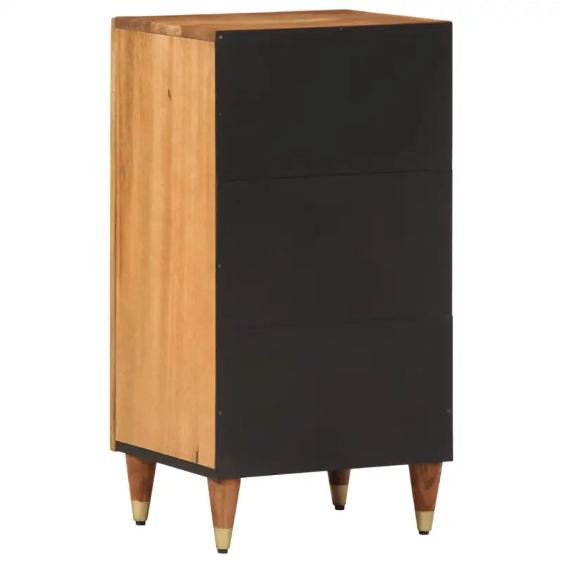Klassiek dressoir van massief mangohout met houten poten - Dressoirs & buffetkasten