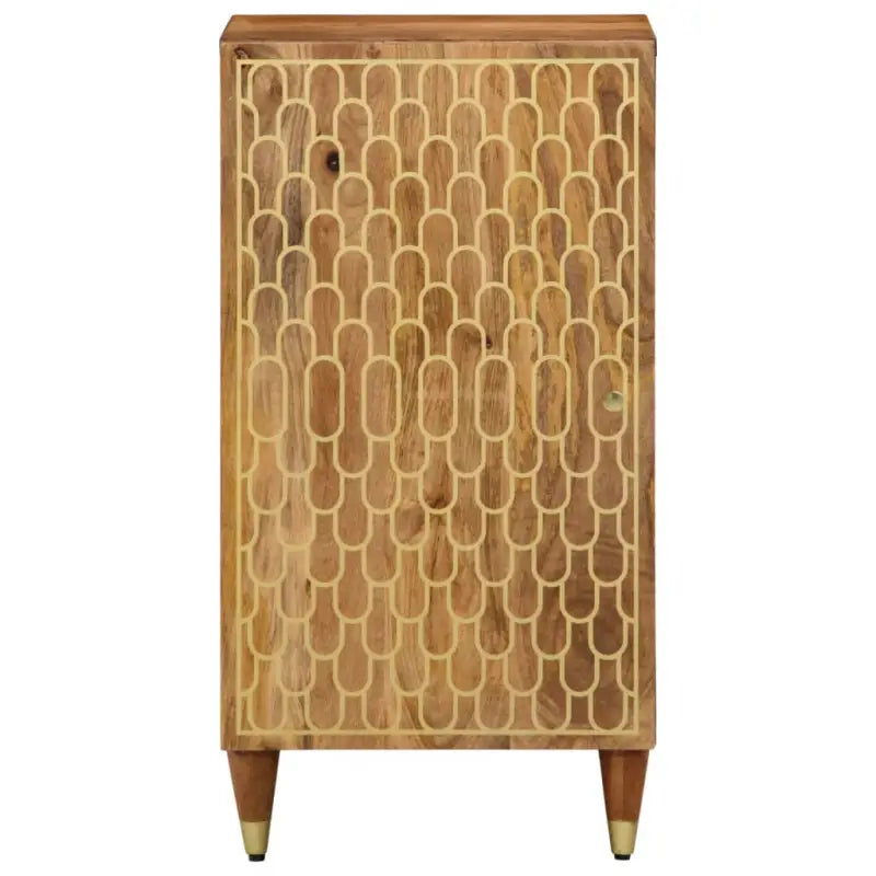 Klassiek dressoir van massief mangohout met houten poten - Dressoirs & buffetkasten