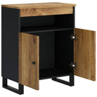 Klassiek dressoir van massief mangohout met ijzeren poten - Dressoirs & buffetkasten