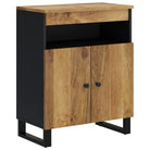 Klassiek dressoir van massief mangohout met ijzeren poten - Dressoirs & buffetkasten