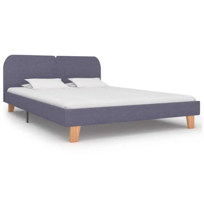 Klassiek Elegant Bedframe met Charmante Touch - Lichtgrijs / 180 x 200 cm - Bedden & bedframes