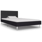 Klassiek elegant bedframe met charme voor elke slaapkamer - Zwart / 90 x 200 cm - Bedden & bedframes