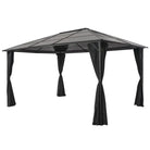 Klassiek en elegant partytent met gordijnen voor buitenactiviteiten - 4 x 3 m - Partytenten & prieëlen