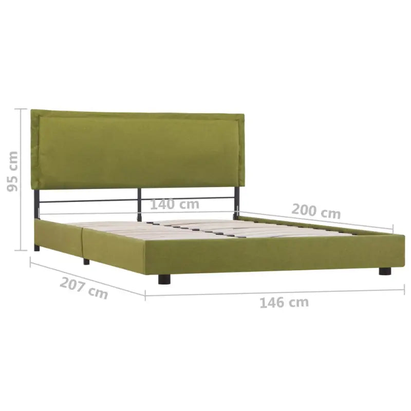 Klassiek gepoedercoat ijzer bedframe met elegante charme - Bedden & bedframes