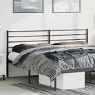 Klassiek hoofdbord met ronde buizen voor een moderne slaapkamer uitstraling - Zwart / 180 cm / 1 - Hoofdborden