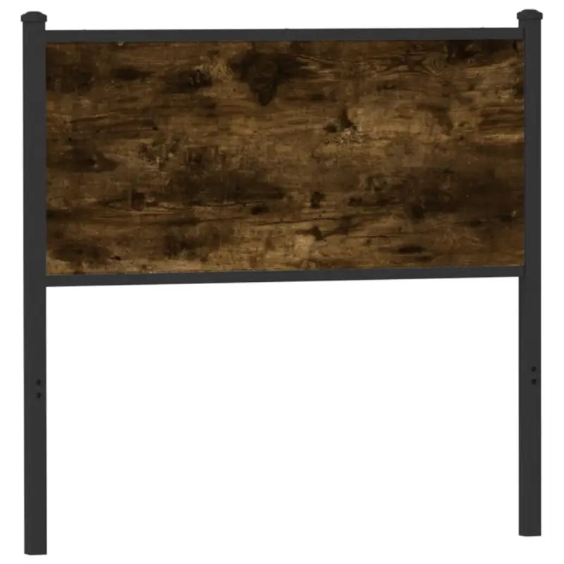 Klassiek hoofdbord van bewerkt hout voor een stijlvolle slaapkamer - Gerookt eiken / 75 cm / 1 - Hoofdborden