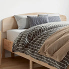 Klassiek hoofdbord van massief grenenhout voor elke slaapkamer - Naturel / 160 cm / 1 - Hoofdborden en voetborden