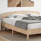 Klassiek hoofdbord van massief grenenhout voor elke slaapkamer - Naturel / 180 cm / 1 - Hoofdborden en voetborden