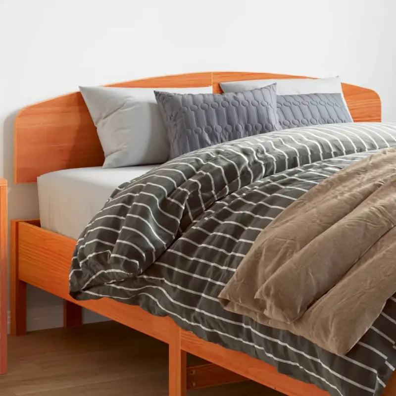 Klassiek hoofdbord van massief grenenhout voor elke slaapkamer - Bruin / 150 cm / 1 - Hoofdborden en voetborden