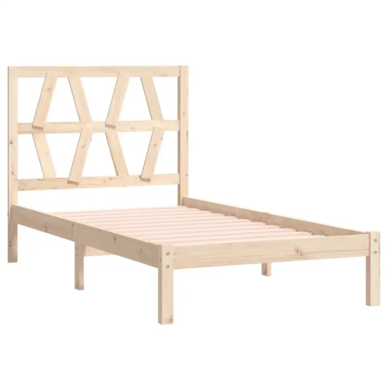 Klassiek houten bedframe van massief grenenhout met levering bevat - Bedden & bedframes