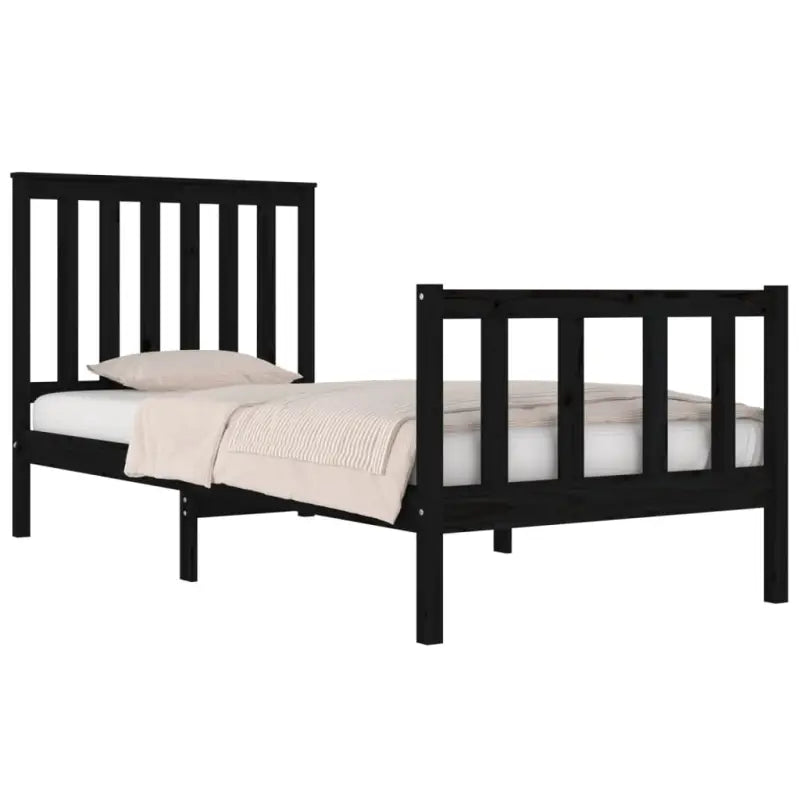 Klassiek houten bedframe van massief grenenhout met levering bevat - Bedden & bedframes