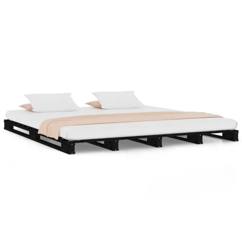 Klassiek houten palletbed van massief grenenhout voor een moderne slaapkamer - Bedden & bedframes