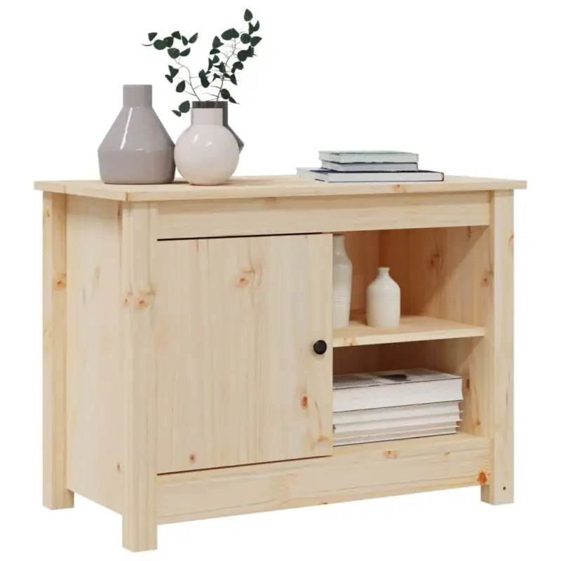 Klassiek houten tv-meubel van massief grenenhout voor in je woonkamer - Tv-meubels
