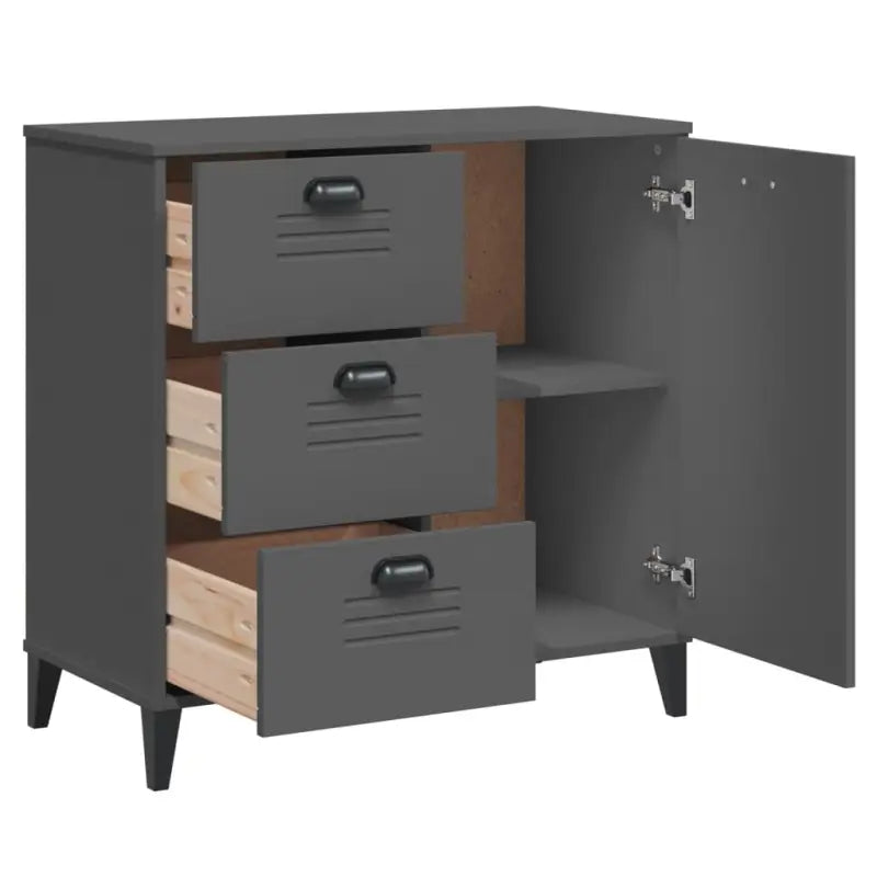 Klassiek industrieel dressoir van bewerkt hout met duurzame afwerking - Dressoirs & buffetkasten