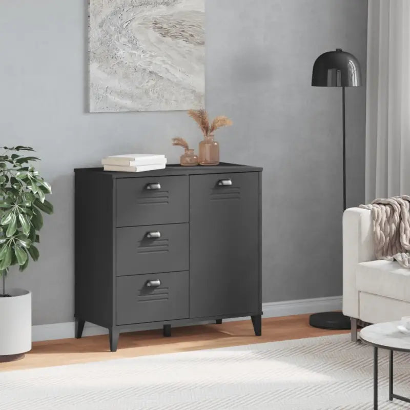 Klassiek industrieel dressoir van bewerkt hout met duurzame afwerking - Dressoirs & buffetkasten