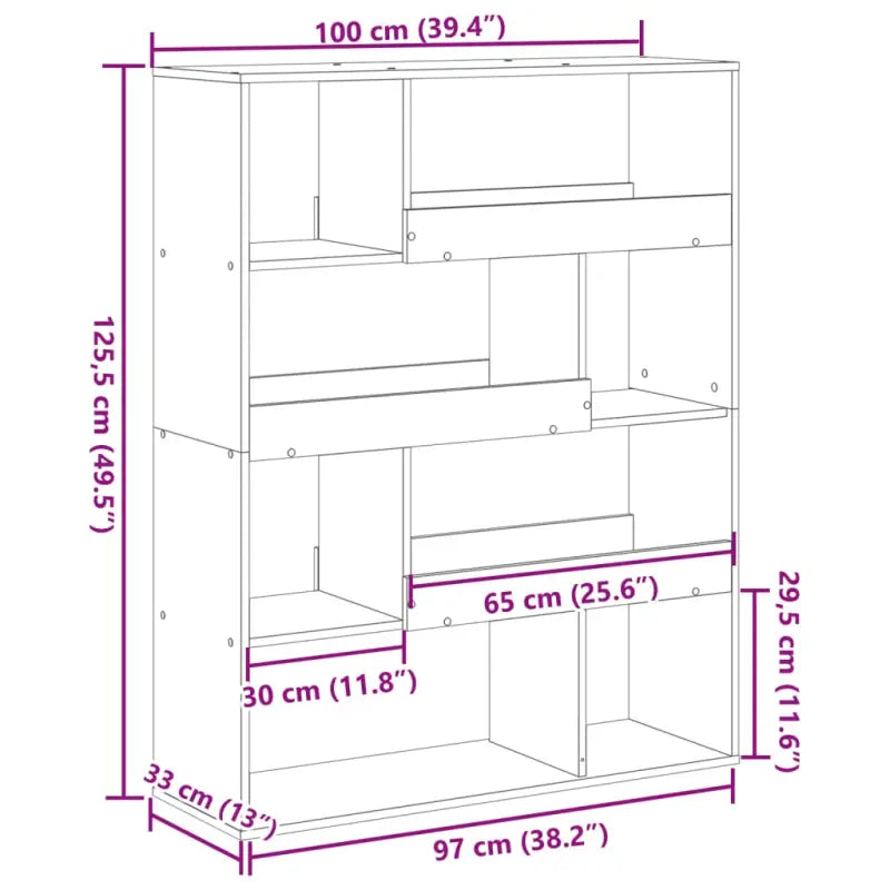 Klassiek kamerscherm van bewerkt hout voor decoratie en praktische gebruik - Boekenkasten