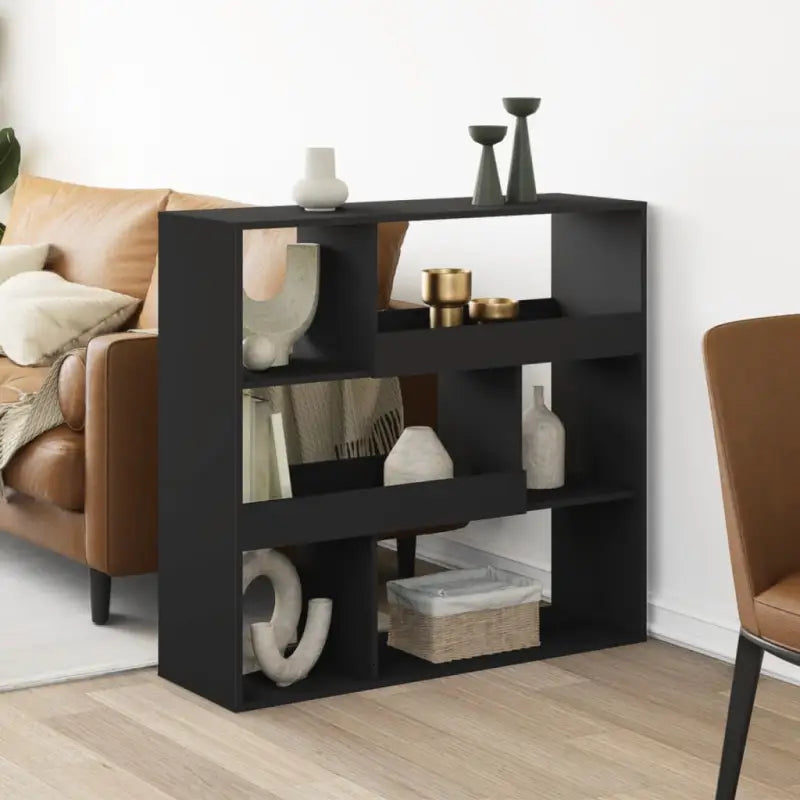 Klassiek kamerscherm van bewerkt hout voor decoratie en praktische gebruik - Sonoma eiken / 1 / 156.5 cm - Boekenkasten