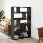 Klassiek kamerscherm van bewerkt hout voor decoratie en praktische gebruik - Zwart / 1 / 156.5 cm - Boekenkasten
