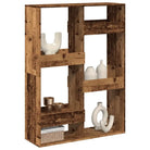 Klassiek kamerscherm van bewerkt hout voor modern interieur - Oud hout / 1 / 135 cm - Boekenkasten