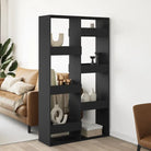 Klassiek kamerscherm van bewerkt hout voor modern interieur - Zwart / 1 / 175 cm - Boekenkasten