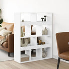 Klassiek kamerscherm van bewerkt hout voor stijl en functionaliteit - Wit / 1 / 125.5 cm - Boekenkasten