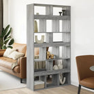 Klassiek kamerscherm van bewerkt hout voor stijl en functionaliteit - Grijs sonoma / 1 / 187.5 cm - Boekenkasten