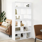 Klassiek kamerscherm van bewerkt hout voor stijl en functionaliteit - Wit / 1 / 187.5 cm - Boekenkasten