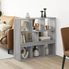 Klassiek kamerscherm van bewerkt hout voor stijl en functionaliteit - Grijs sonoma / 1 / 94.5 cm - Boekenkasten