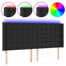 Klassiek LED Hoofdbord 147x16x118 met Kunstleer voor Slaapkamer - Hoofdborden en voetborden