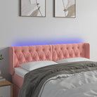 Klassiek LED Hoofdbord en Voetbord voor een moderne slaapkamer - Roze / 147 x 16 x 78/88 cm / 1 - Hoofdborden
