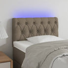 Klassiek LED-hoofdbord met stijlvol ontwerp voor elke slaapkamer - Taupe / 80 x 7 x 78/88 cm / 1 - Hoofdborden