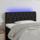 Klassiek LED-hoofdbord met stijlvol ontwerp voor elke slaapkamer - Zwart / 90 x 7 x 78/88 cm / 1 - Hoofdborden