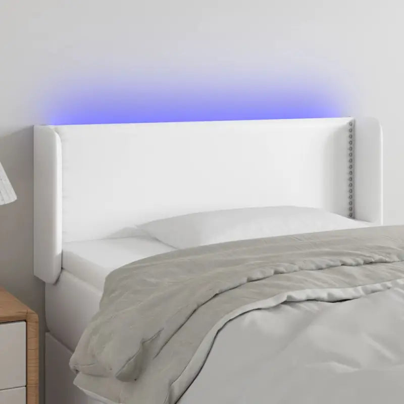 Klassiek LED Hoofdbord voor een Modern en Elegant Slaapkamer Designe - Wit / 93 x 16 x 78/88 cm / 1 - Hoofdborden