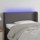 Klassiek LED Hoofdbord voor een Modern en Elegant Slaapkamer Designe - Grijs / 103 x 16 x 78/88 cm / 1 - Hoofdborden