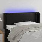 Klassiek LED Hoofdbord voor een Modern en Elegant Slaapkamer Designe - Zwart / 83 x 16 x 78/88 cm / 1 - Hoofdborden