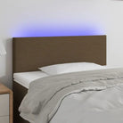 Klassiek LED Hoofdbord voor een Modern en Stijlvol Beddroom</assistant - Donkerbruin / 100 x 5 x 78/88 cm / 1
