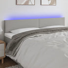 Klassiek LED Hoofdbord voor een Modern en Stijlvol Beddroom</assistant - Lichtgrijs / 160 x 5 x 78/88 cm / 1