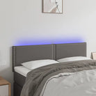 Klassiek LED Hoofdbord voor een Modern Slaapkamer - Grijs / 144 x 5 x 78/88 cm / 1 - Hoofdborden en voetborden