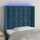 Klassiek LED Hoofdbord voor een Modern Slaapkamergevoel - Donkerblauw / 103 x 16 x 118/128 cm / 1 - Hoofdborden