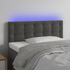 Klassiek LED Hoofdbord voor een Modern Slaapkamergevoel - Donkergrijs / 90 x 5 x 78/88 cm / 1 - Hoofdborden