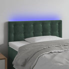 Klassiek LED Hoofdbord voor een Modern Slaapkamergevoel - Donkergroen / 100 x 5 x 78/88 cm / 1 - Hoofdborden
