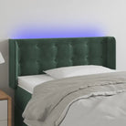 Klassiek LED Hoofdbord voor een Modern Slaapkamergevoel - Donkergroen / 103 x 16 x 78/88 cm / 1 - Hoofdborden