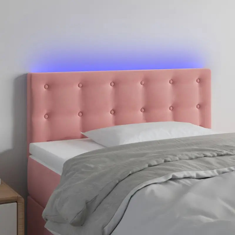 Klassiek LED Hoofdbord voor een Modern Slaapkamergevoel - Roze / 90 x 5 x 78/88 cm / 1 - Hoofdborden en voetborden