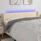 Klassiek LED Hoofdbord voor een moderne slaapkamer - Crème / 183 x 16 x 78/88 cm / 1 - Hoofdborden en voetborden